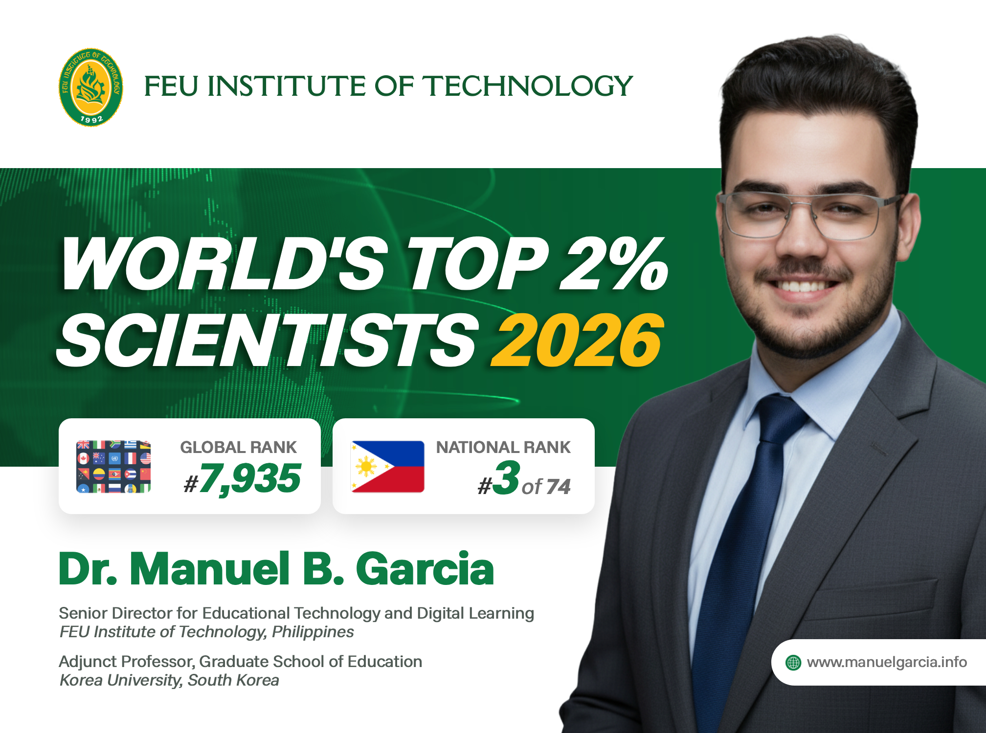 Facebook Announcement Poster by FEU Insitute of Technology