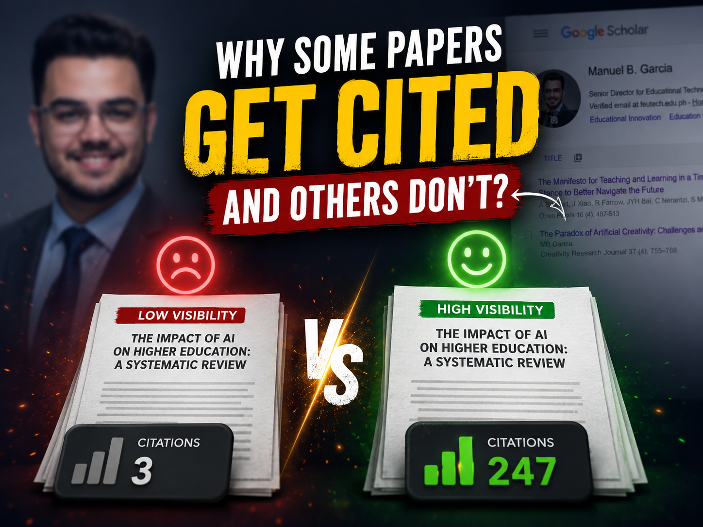 Why do some academic papers get cited while others on similar topics remain overlooked? Visibility and discoverability may be part of the answer.